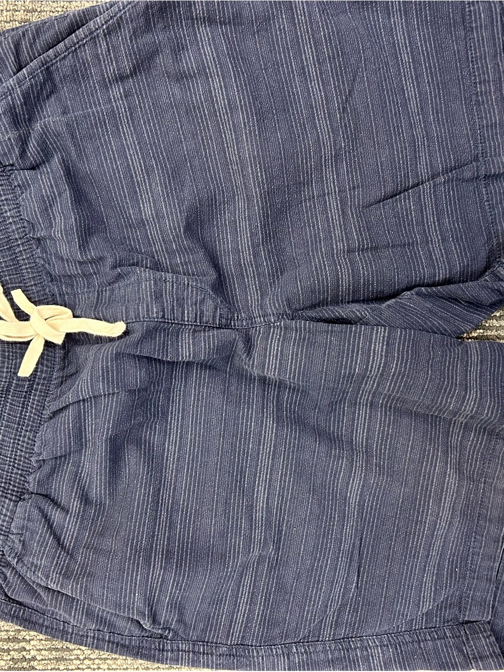 Old Navy Navy Blue Striped Men’s Shorts